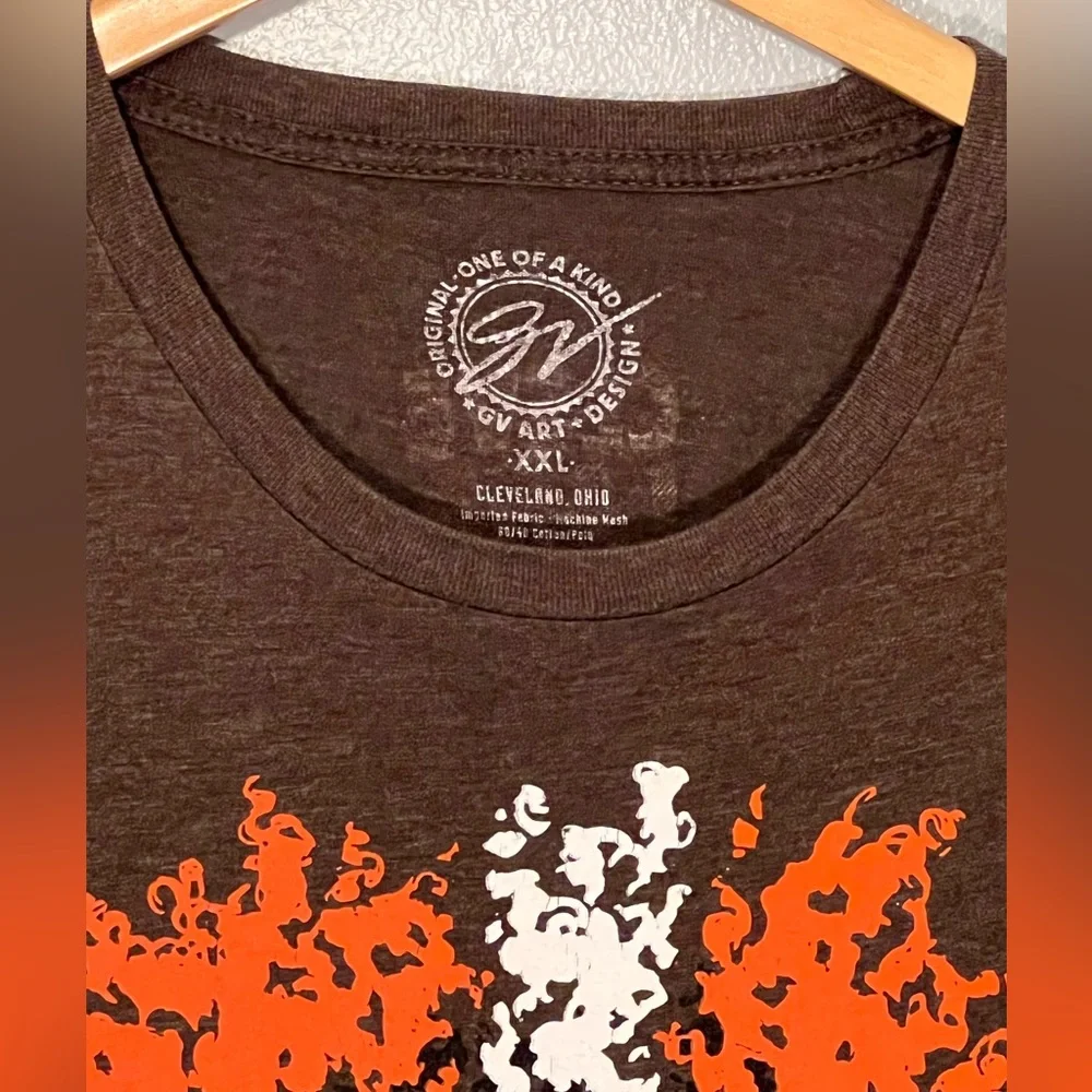 Odell Beckham Jr GV Art & Design Cleveland Graphic Tee Size XXL - Picture 3 of 4